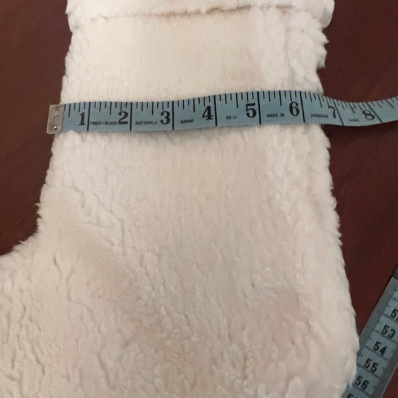 Vintage PINK  Faux Fur Christmas Stocking - Picture 4 of 11